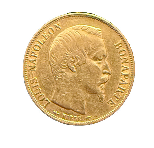 France 1852 gold francs - france,