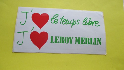 Grand autocollant leroy - autocollant,