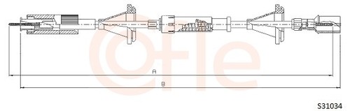 S31034 cofle speedometer for - s31034,