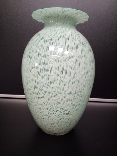 Vase ancien verre - de, clichy