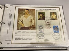 Monaco Feuillet CEF N° 185 Hommes Célèbres. Picasso Rembrandt Bugatti Shaw Léger