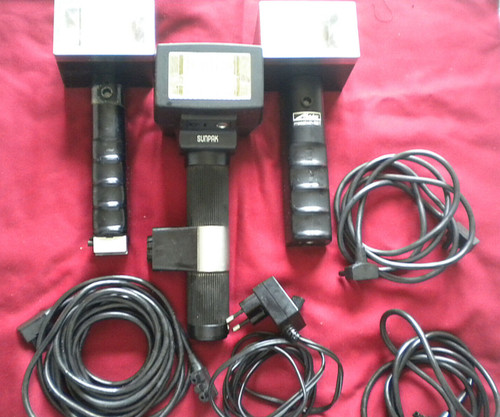 Flashs sunpak pro - flashs, (lot3pcs)