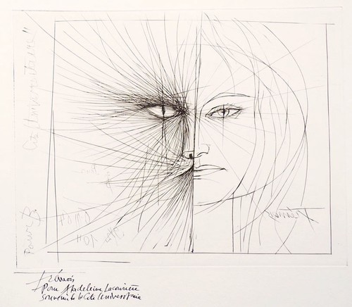 Belle bete gravure - et,