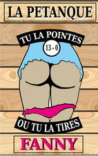 Panneau humoristique pour la