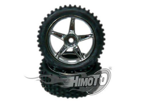 Paire roues jantes chromées - roues,