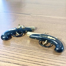 Vintage flint gun lighters - gun, |