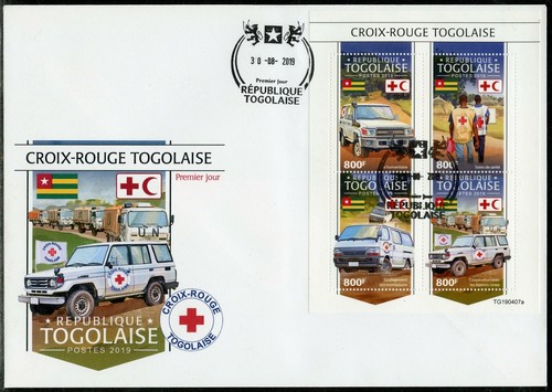 Togo 2019 croix - 2019, rouge