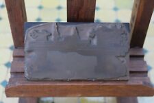 ANCIENNE MATRICE D'IMPRIMERIE