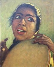 Tableau de Miryam au tambourin