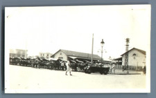 Indochine, Saigon, Place devant la gare et les halles centrales, station de fiac