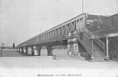Bordeaux pont métallique - pont,