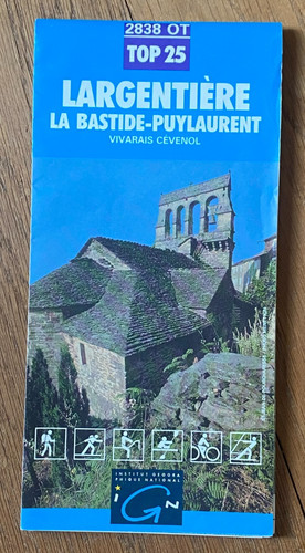 Carte ign top - ign, largentière