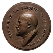MED 123. Médaille. Reynaud de la Gardette - Maire de Bollène 1829 - 1916
