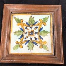 4 section hand painted terra