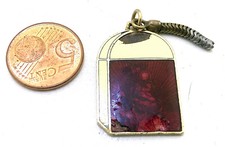 PORTE CLÉS PUBLICITAIRE BORNE KILOMETRIQUE ÉMAILLÉ LAITON