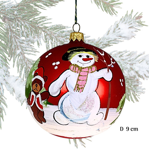 Boule noël verre soufflé - boule,