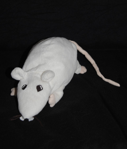 Doudou rat blanc ikea - rat,