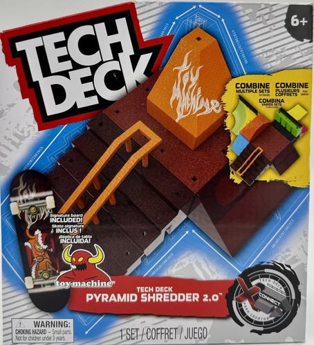 Tech deck pyramid - tech, shredder