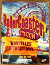 ROLLERCOASTER TYCOON NOUVELLES ATTRACTIONS - BOÎTE VIDE ORIGINALE BIG BOX PC FRA