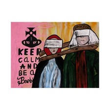 Format XL 80x60 cm. Direct atelier d'artiste Kireau. Tableau originale sur toile