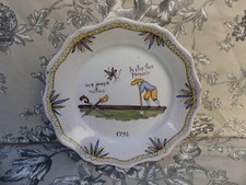 Nevers XVIII-XIX ème assiette