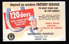 SERVICE PONTIAC 1950s N°SP111 - GAUGHAN PONTIAC GMC, DENISON, IOWA - ref342