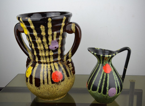 Lot vases v36 h28 - h28, vintage