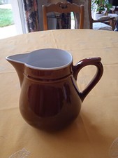 RARE ANNEES 50 60 GRAND PICHET  - POT À LAIT -  CRUCHE -  EN GRÈS VERNISSÉ B.E.