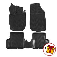 3D Tapis De Sol En Caoutchouc Pour Duster 2014- 2017 4-Pcs Exclusive