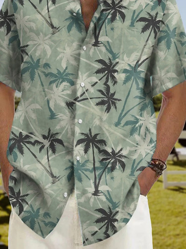 Chemise style hawai manches - style,