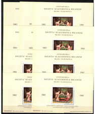 S45263 Dealer Stock Italie 1981 MNH Echecs Chess - Erinnofili Cinderella X10