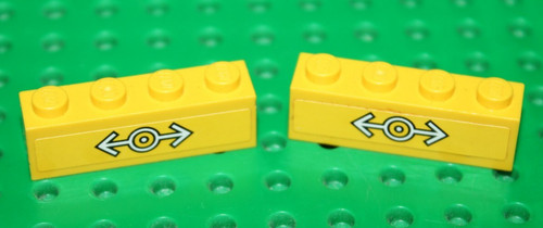 Lego yellow brick modified - 2,