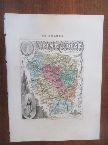 Ancienne carte migeon - carte, du