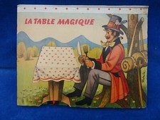 SUPERBE RARE TOP ! LIVRE POP-UP Book - KUBASTA - LA TABLE MAGIQUE 1961