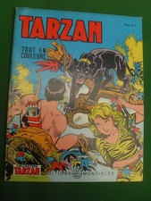 BD   Cartonné " TARZAN  N° 19  " Tout  en  Couleurs    1966  Editions  MONDIALES
