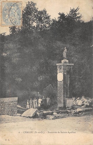 Cpa chalou fontaine - 91, de