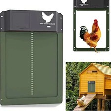 Ouvre-Porte Automatique Poule - Poulailler , Détection de Lumière, Batterie 6262
