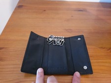 étui à clefs (6) en cuir noir Francinel