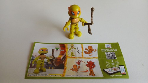 Figurine kinder tortue ninja - tortue,