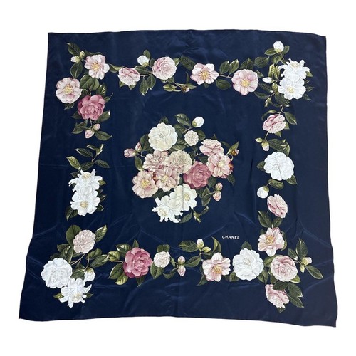 Chanel foulard camellia floral - chanel,