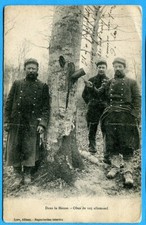 CPA : Dans la Meuse - Obus de