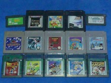 Lot de 15 jeux Game Boy Color Advance ORIGINAUX