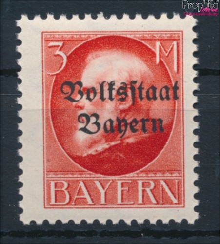 Timbres bavière 1919 130i - bavière,
