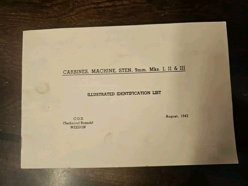 Carbines machine sten 9mm - carbines,