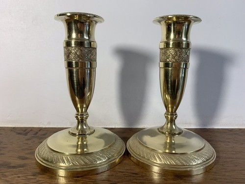 Paire bougeoirs style - paire, de