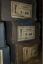 Lot vis à bois tête fraisée