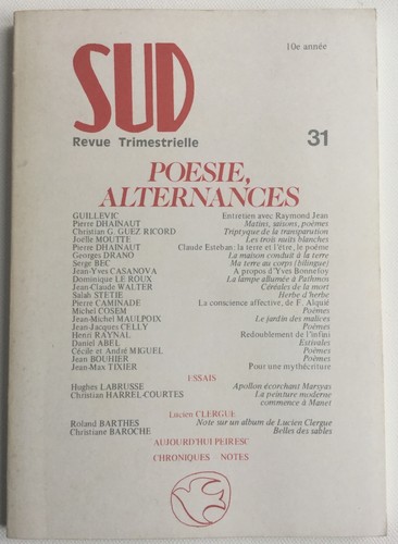 Sud revue littéraire - sud,