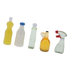 5 Pièces 1:12 Maison De Poupée Miniatures Ensemble De Cuisine Décor