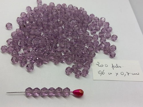 Lot 200 perles cristal a - de,