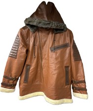 Veste à capuche homme marron